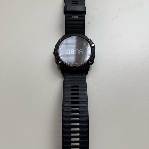 Garmin Black Smartwatch with Gray Accents